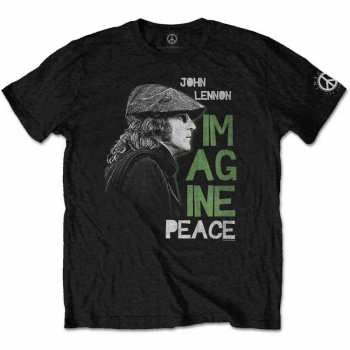 Merch John Lennon: Tričko Imagine Peace  L