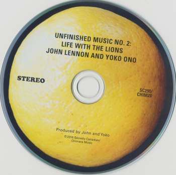 CD John Lennon & Yoko Ono: Unfinished Music No. 2: Life With The Lions 290109