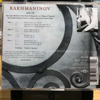 4CD John Lill: The Great Works For Piano  7 Paganini Rhapsody 474458