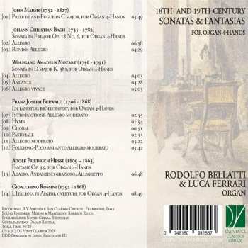 CD John Marsh: 18th- And 19th-Century Sonatas & Fantasias, For Organ 4-Hands 102971