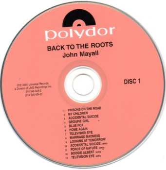 2CD John Mayall: Back To The Roots 524730