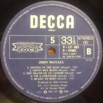 LP John Mayall: John Mayall 493880