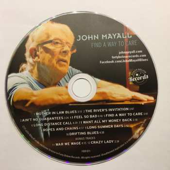CD John Mayall: Find A Way To Care DIGI 12639