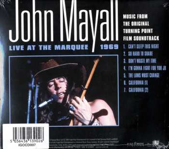 CD John Mayall: Live At The Marquee 1969 DLX 440819