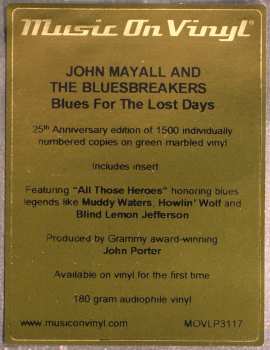 LP John Mayall & The Bluesbreakers: Blues For The Lost Days LTD | NUM | CLR 398458