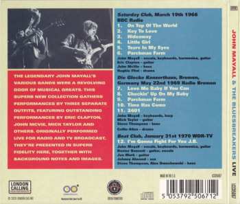 CD John Mayall & The Bluesbreakers: European Union (Live In The UK & Germany) 476644