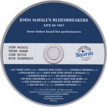 CD John Mayall & The Bluesbreakers: Live In 1967  97615