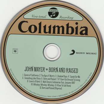 CD John Mayer: Born And Raised 5594