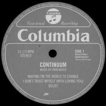 2LP John Mayer: Continuum 7928