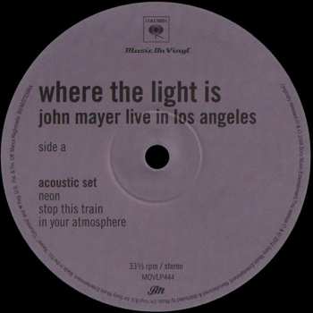 4LP/Box Set John Mayer: Where The Light Is: John Mayer Live In Los Angeles 40177