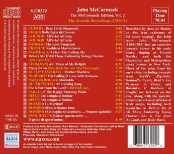CD John McCormack: 1910-1911 Acoustic Recordings  429405