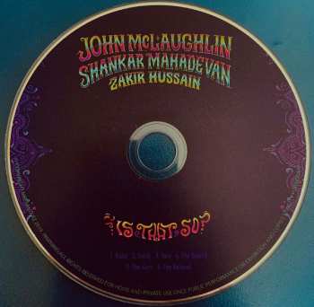 CD John McLaughlin: Is That So? 186654