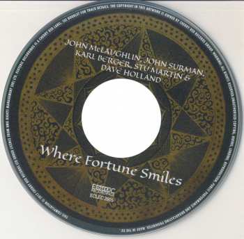 CD John McLaughlin: Where Fortune Smiles 116617