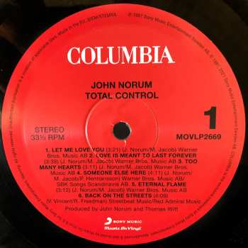 LP John Norum: Total Control LTD | NUM | CLR 58273