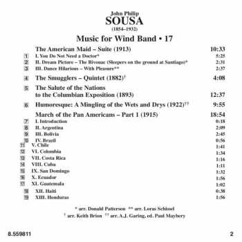CD John Philip Sousa: Music For Wind Band • 17 244504