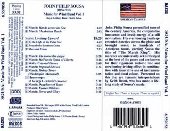 CD John Philip Sousa: Music For Wind Band, Volume 1 352266