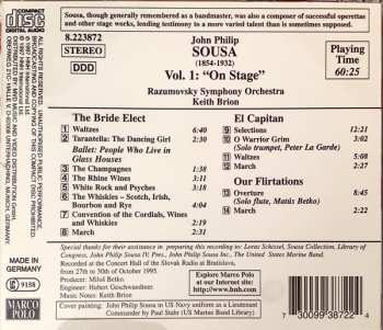 CD John Philip Sousa: "On Stage" 526425