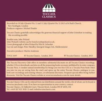 CD John Pickard: Chamber Music, Volume Two: String Quartet No. 1 - String Quartet No. 5