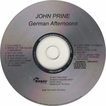 CD John Prine: German Afternoons 237216