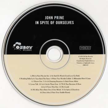 CD John Prine: In Spite Of Ourselves 516294