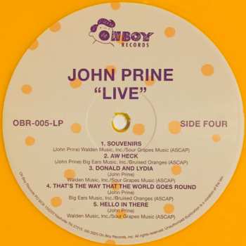 2LP John Prine: John Prine Live CLR | LTD 534183