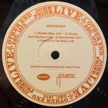 4LP/Box Set John Prine: Live At The Other End Dec. 1975 LTD 56712
