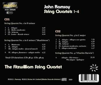 2CD Fitzwilliam String Quartet: String Quartets 1-4
