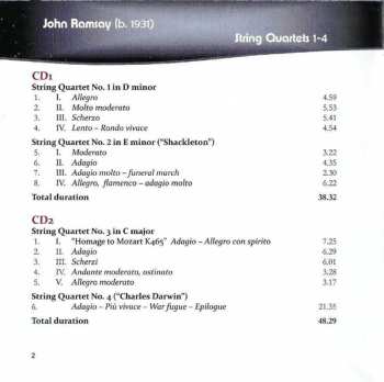 2CD Fitzwilliam String Quartet: String Quartets 1-4