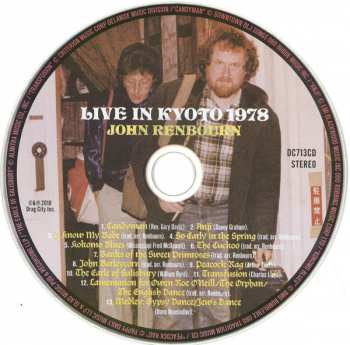 CD John Renbourn: Live In Kyoto 1978 190537
