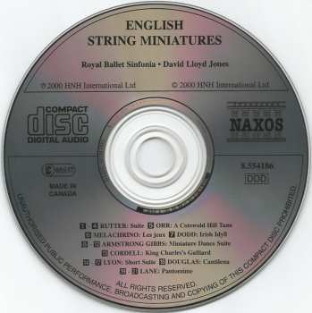 CD John Rutter: English String Miniatures 424722