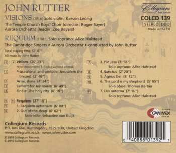 CD John Rutter: Visions; Requiem 293164