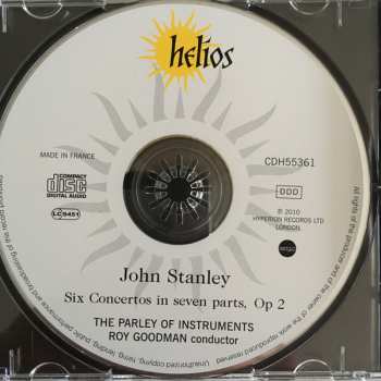 CD John Stanley: Six Concertos In Seven Parts, Op 2 396709