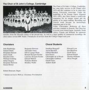 CD John Tavener: Christmas Proclamation (The Choral Music Of John Taverner) 477203