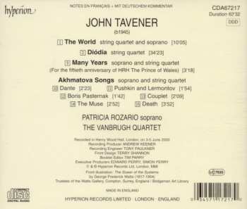 CD John Tavener: Diódia • The World • Akhmatova Songs • Many years 326306