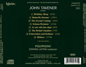 CD John Tavener: Schuon Hymnen - The Second Coming - Exhortation And Kohima - Shûnya And Other Choral Works 321534