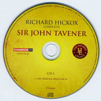 2CD John Tavener: We Shall See Him As He Is · Eis Thanaton · Theophany 320407