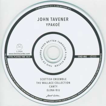 CD John Tavener: Ypakoë 316018