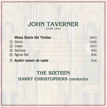 CD John Taverner: Missa Gloria Tibi Trinitas - Audivi Vocem De Coelo 326020