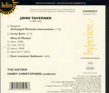 CD John Taverner: Missa O Michael • Leroy Kyrie • Dum Transisset Sabbatum 336550
