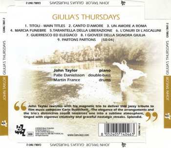 CD John Taylor: Giulia's Thursdays 478440