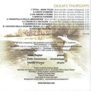 CD John Taylor: Giulia's Thursdays 478440