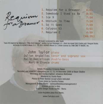 CD John Taylor: Requiem For A Dreamer 531292