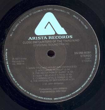 LP John Williams: Close Encounters Of The Third Kind (Original Motion Picture Soundtrack)