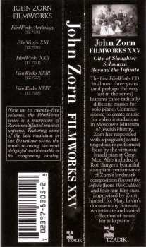 CD John Zorn: Filmworks XXV — City Of Slaughter / Schmatta / Beyond The Infinite 435548