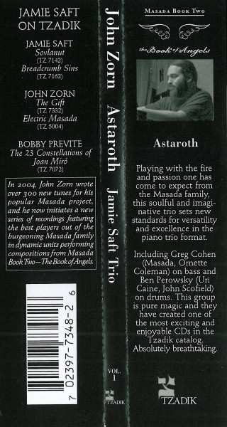 CD John Zorn: Astaroth (Book Of Angels Volume 1) 490137