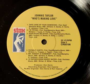 LP Johnnie Taylor: Who's Making Love 72646