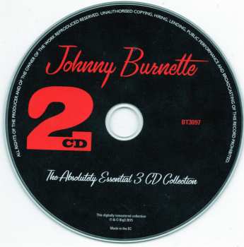 3CD Johnny Burnette: The Absolutely Essential 3 CD Collection 93592
