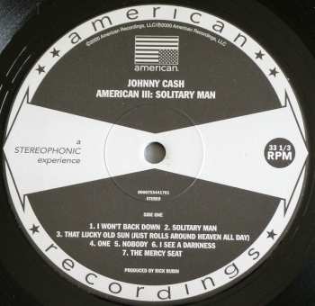 LP Johnny Cash: American III: Solitary Man 1991
