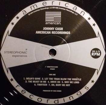 LP Johnny Cash: American Recordings 1987