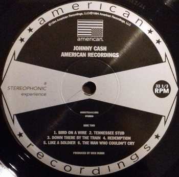 LP Johnny Cash: American Recordings 1987